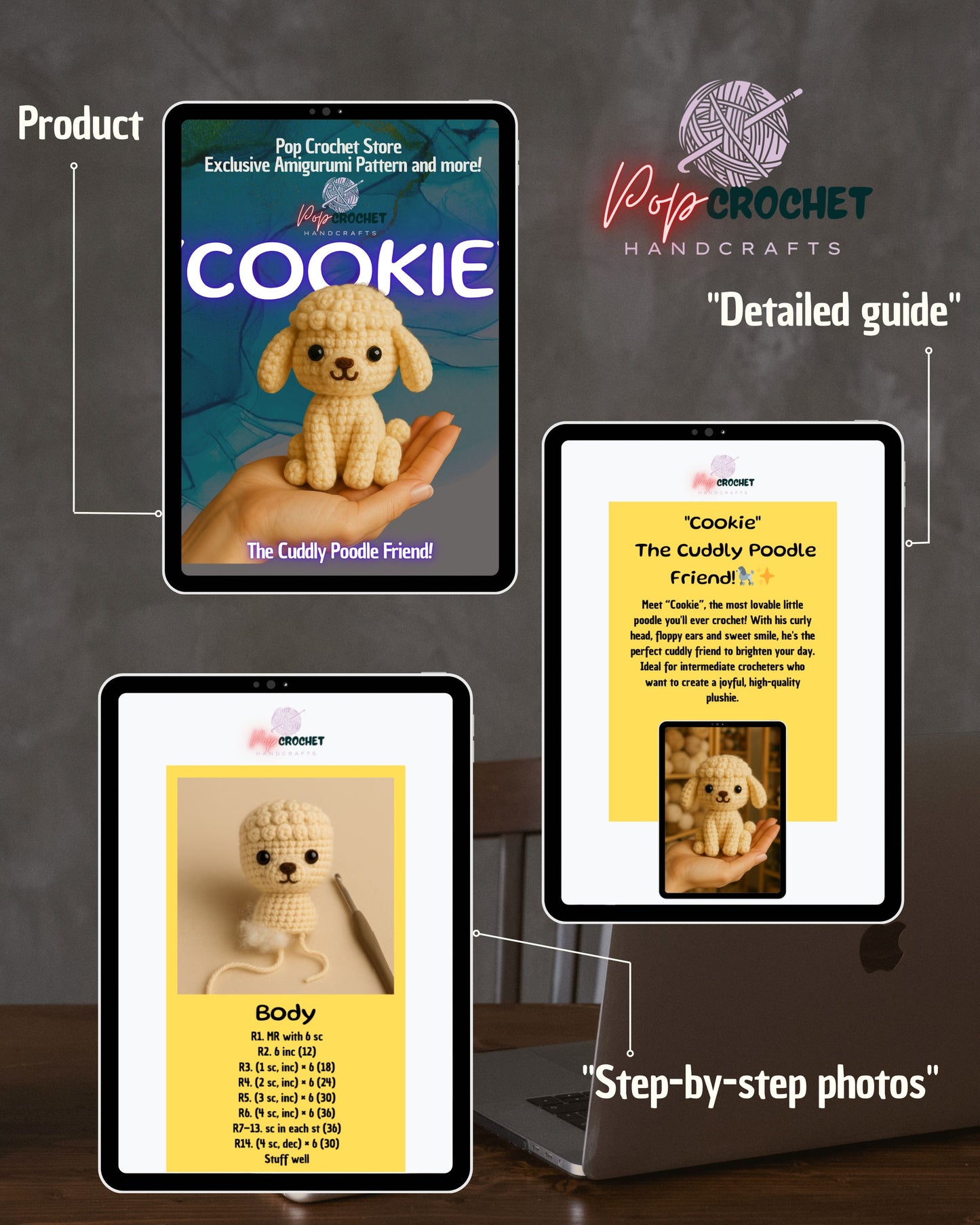 "Cookie"– The Cuddly Poodle Friend! 🐩✨ Digital Download