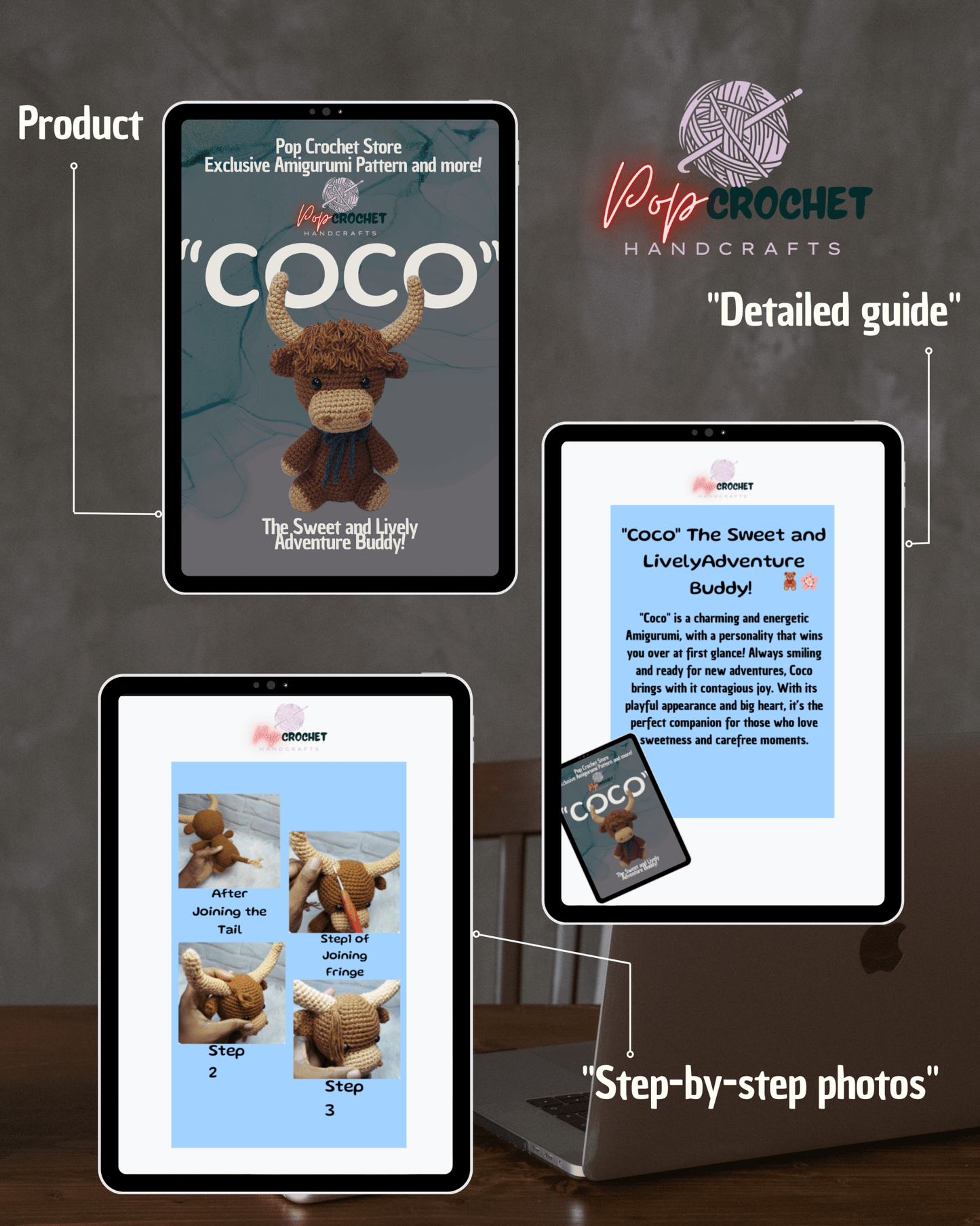🎈 Kawaii Parade – Series 1 (5 - in - 1 PDF Bundle) - 33% OFF! - Pop Crochet Store – Exclusive Amigurumi Pattern and more!