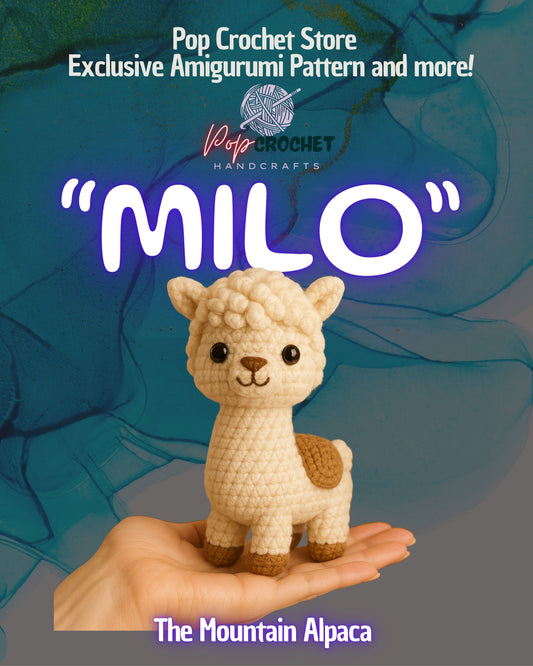 "Milo"– The Mountain Alpaca 🦙⛰️ Digital Download