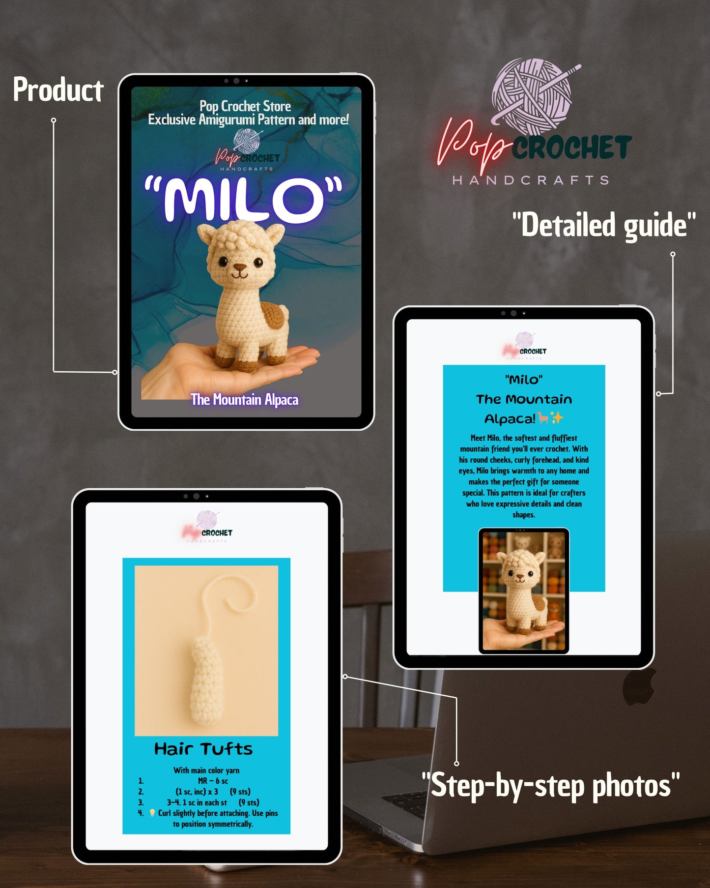 "Milo"– The Mountain Alpaca 🦙⛰️ Digital Download