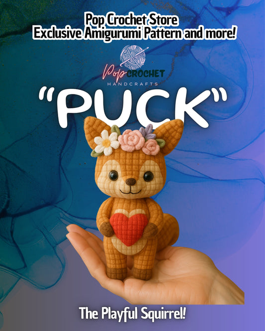 Puck the Playful Squirrel🦌  Digital Download