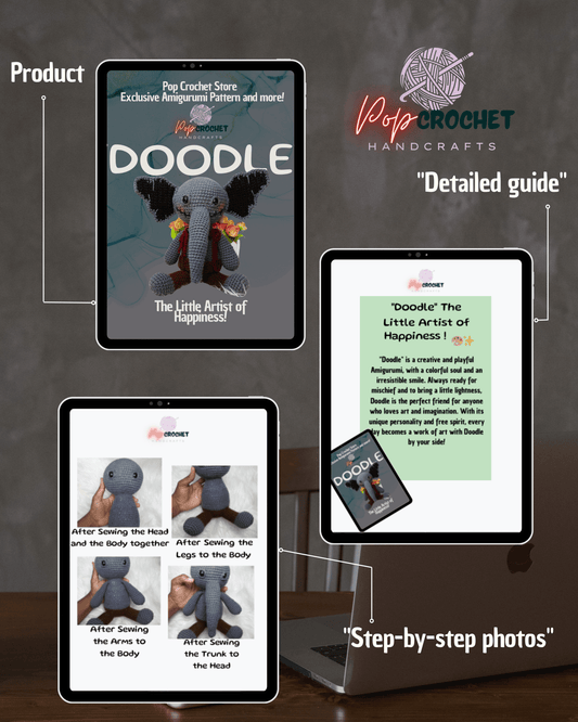 🎈 Kawaii Parade – Series 1 (5 - in - 1 PDF Bundle) - 33% OFF! - Pop Crochet Store – Exclusive Amigurumi Pattern and more!