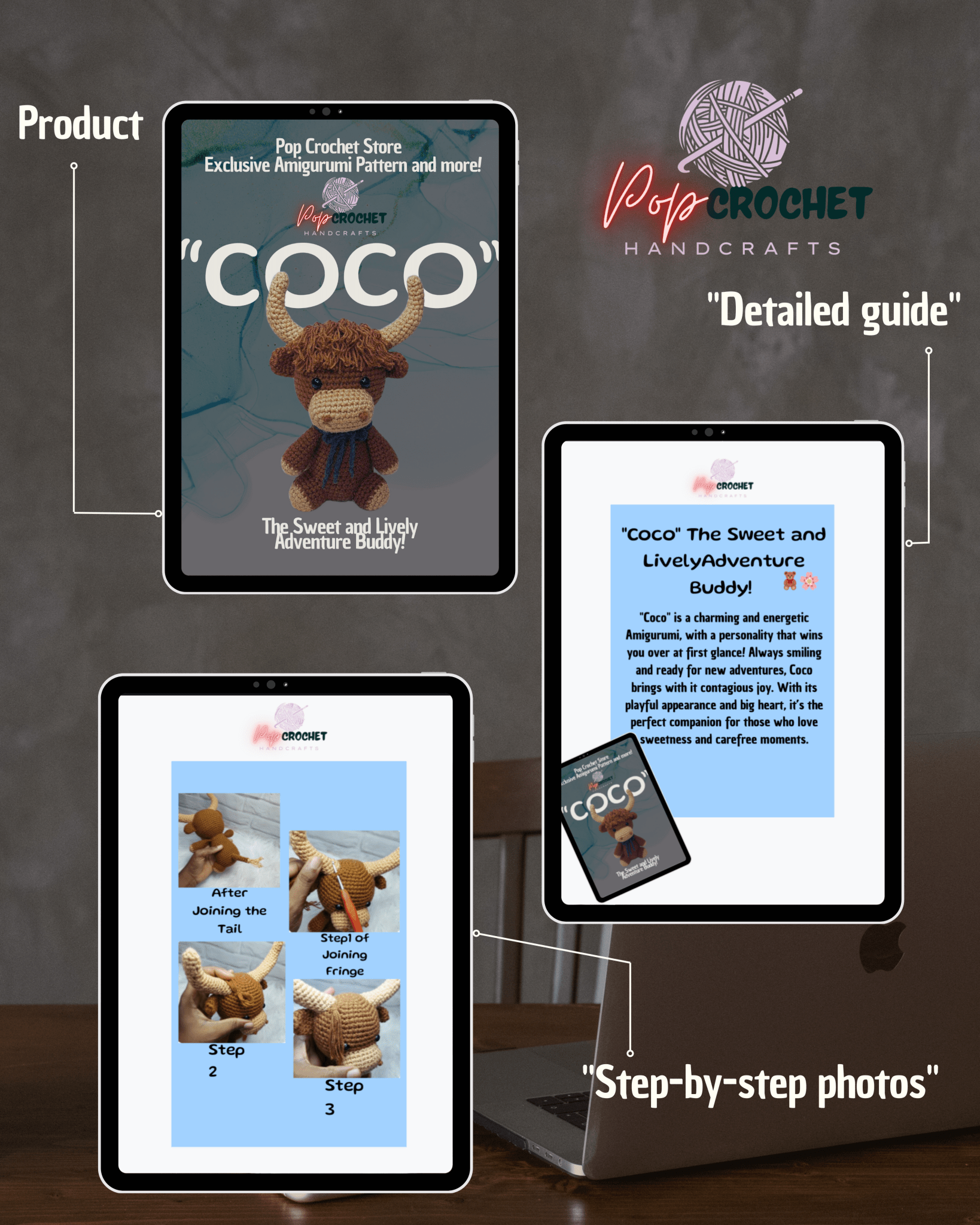 🎈 Kawaii Parade – Series 1 (5 - in - 1 PDF Bundle) - 33% OFF! - Pop Crochet Store – Exclusive Amigurumi Pattern and more!